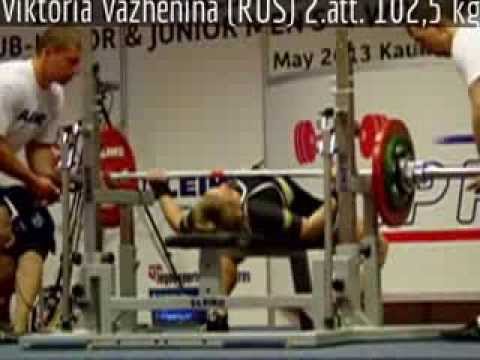 Women's Subjuniors & Juniors -72 & -84 kg IPF 2013 World Bench Press Championships