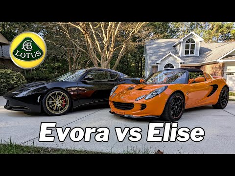 Lotus Elise vs Lotus Evora Review