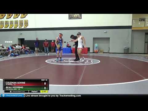 187 Lbs Semis & 3rd Wb (16 Team) - Coleman Sovine, Alabama Vs Beau Mooring, Colorado Red 9509