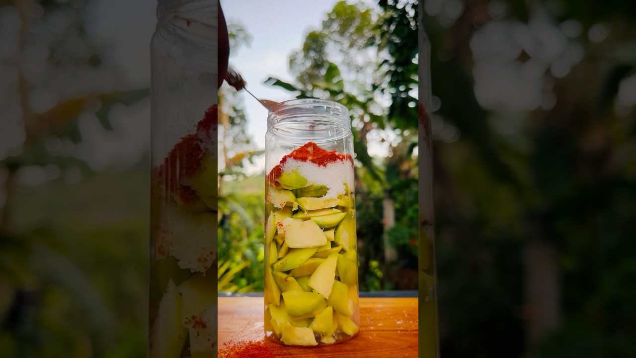 Try this way🌶️|June plum #shorts #ambarella #pickle #asmr