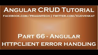 Angular httpclient error handling