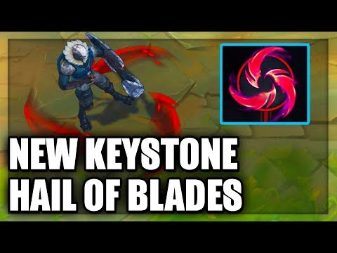 New Keystone HAIL OF BLADES (League of Legends)