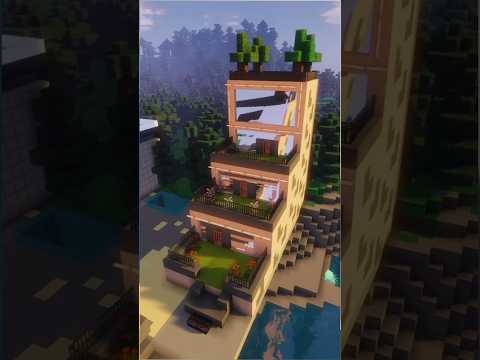 star_x_game - Build the best multi-story modern apartment in Minecraft. How to build an apartment. #shorts #short
