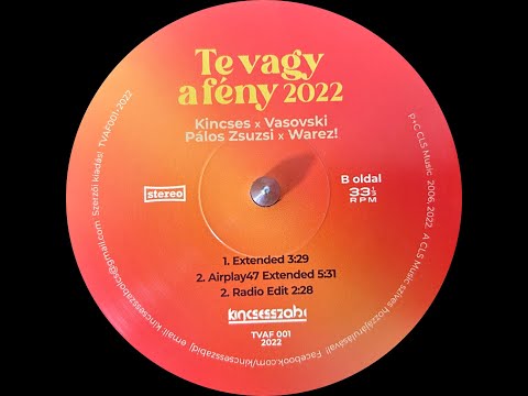 DJ Kincses x Vasovski x Pálos Zsuzsi x Warez! - Te vagy a fény 2022 (Extended Mix) (2022)