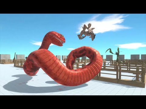 Anaconda Ability Test VS All unit ARBS - Animal Revolt Battle Simulator