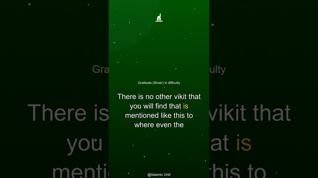 Finding Gratitude (Shukr) in Difficult Times | Powerful Islamic Reminder for Patience and Faith