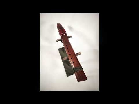 Drone Flute Key of E 432Hz of Black Walnut and Padauk   Chanting Drone Flutes