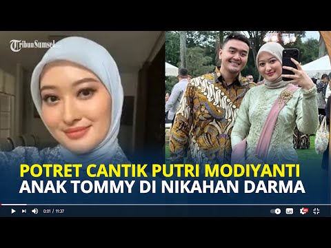 POTRET Cantik Putri Modiyanti Anak Tommy Soeharto dan Sandy Harun di Pernikahan Darma Mangkuluhur