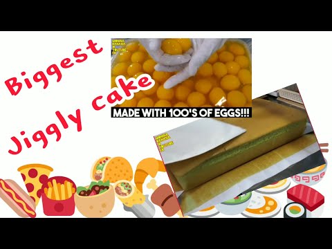 Biggest Jiggly Cake, 100 Eggs | Amazing Food | 2 | So jiggly & fluffy