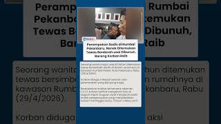 Perampokan Sadis di Rumbai Pekanbaru, Nenek Ditemukan Tewas Berdarah hingga Barang Korban Raib