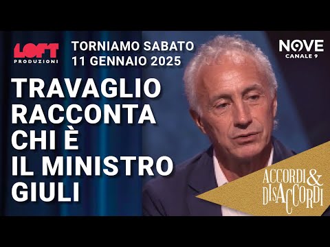 Marco Travaglio racconta chi è il ministro Giuli