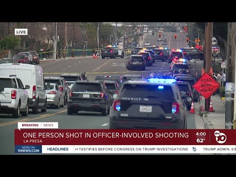 One person shot in an officer-involved shooting in La Presa