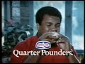 Birds Eye Beef Burgers Advert 1980 Featuring Muhammad Ali