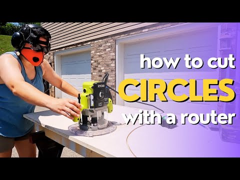 How to Cut Perfect Circles with a Plunge Router & Milescraft Circle Guide Kit