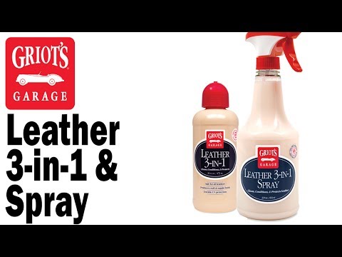 Griot's Garage - Leather 3-in-1 & Leather 3-in-1 Spray on a FIAT 500 1957 Edition