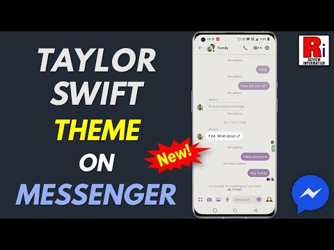 How to Activate Taylor Swift Theme on Messenger (New)