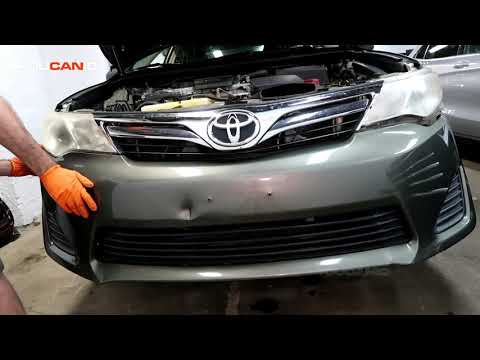 2012-2017 Toyota Camry XV50 Front Bumper Replacement
