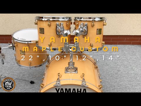 MW-Vintage.pl - Yamaha Maple Custom 22", 10', 12", 14" Natural Quick Review