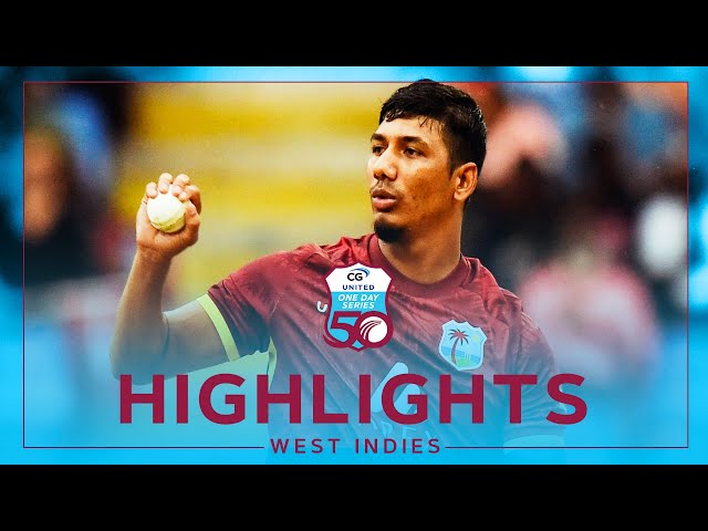Evin Lewis & Gudakesh Motie Star | Extended Highlights | West Indies v England | 1st CG United ODI