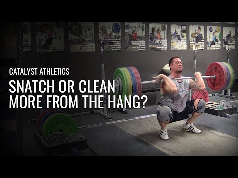 Snatch or Clean More from Hang than Floor?