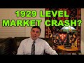 Stock market crash of 89% peak to trough happened in 1929, could it happen again?