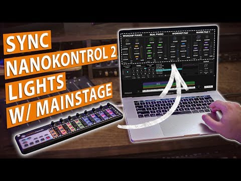 Synchronize Korg nanoKontrol Lights with MainStage 3 Tutorial