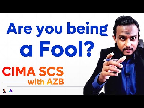 Are you being a Fool? Facing CIMA SCS Aug 2022 | CIMA Strategic Case Study (Pass CIMA SCS with AZB)