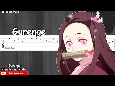 Demon Slayer OP - Gurenge Guitar Tutorial (Kimetsu no Yaiba) Video