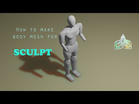 Modeling body mesh for sculpt | BLENDER 2.82