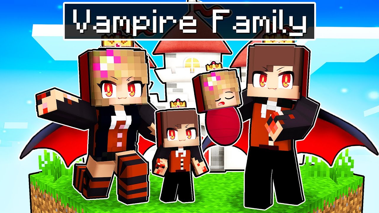 Maizen Having A VAMPIRE FAMILY in Minecraft! - Parody Story(JJ and Mikey TV)
