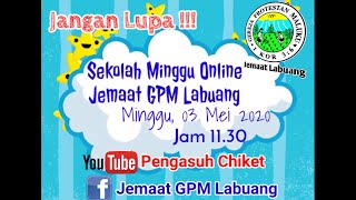 Sekolah Minggu Online Jemaat GPM Labuang