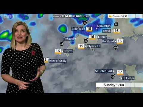 Emily Wood BBC ONE Spotlight weather October 31st 2020 in HD! - 60 FPS
