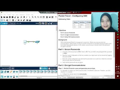 Lab Activity 5.2.1.4 Packet Tracer – Configuring SSH