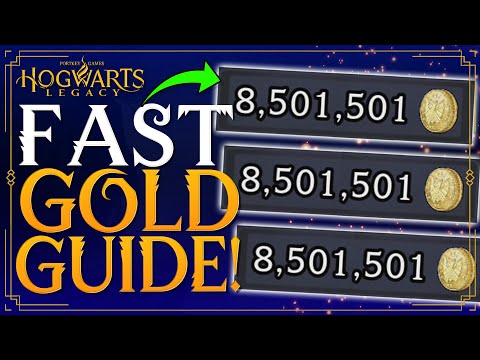 Hogwarts Legacy - BEST GOLD FARM - How To Make 10,000s EASY (How To Get Lots Of Gold) Fast Money