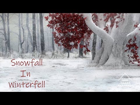 Snowfall In Winterfell | Game of Thrones Ambiance | Relaxing Atmospheres Created In Blender