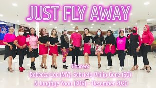 JUST FLY AWAY | Line Dance| Demo by CMF Class |Choreo Rebecca Lee, Sobrielo Philip G. &amp; Junghye Yoon