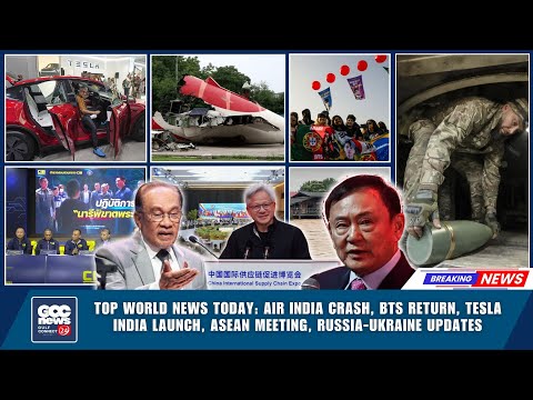 Air India Crash, BTS Comeback, Tesla in India | ASEAN Moves & Global Headlines | GCC News 24