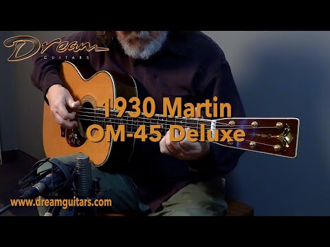 1930 Martin OM-45 Deluxe, Brazilian Rosewood & Adirondack Spruce