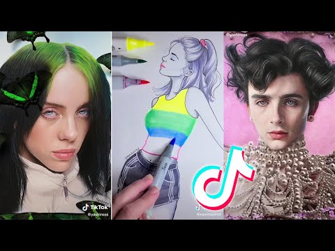 Art Tik Toks to watch while staring at a blank piece of paper ✏🥰