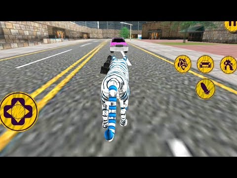 Futuristic Robot Car Transform - Leopard Robot Car | Android GamePlay