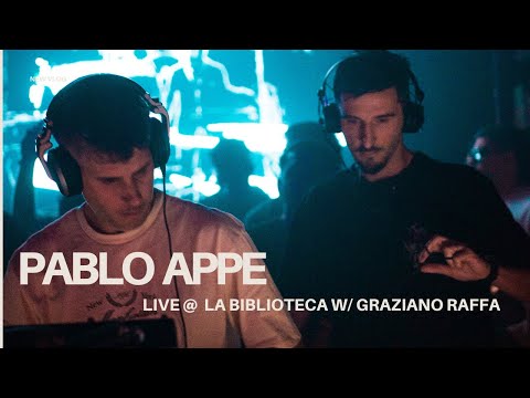 Pablo Appe - Live @ La Biblioteca w/ Graziano Raffa - 15/11/2025