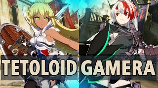 GBVSR:🔥tetoloid (Zooey) Vs GS | gamera (Meg)🔥| High Level Gameplay.
