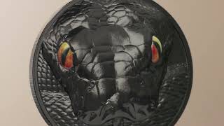 LOVCI V NOCI KRAJTA coin Hunters by Night Python - 2 oz stříbrná mince