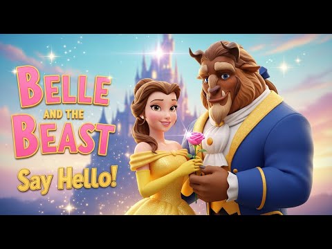 Belle and the Beast Say Hello | Kids Songs & Nursery Rhymes
