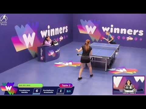Winners League 25.10.21 Vynokurova Natalia - Kardashova Anastasiia 18:00