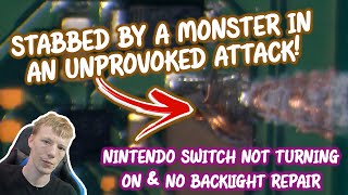 This Nintendo Switch Was Shanked By A Savage Monster! Can It Be Fixed?