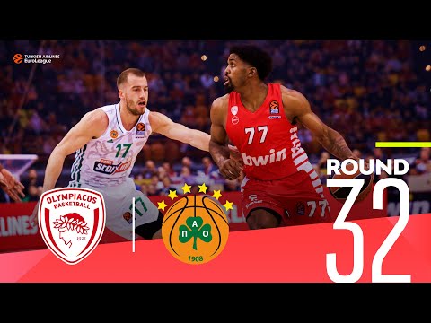 Walkup inspires Olympiacos in Greek derby! | Round 32, Highlights | Turkish Airlines EuroLeague