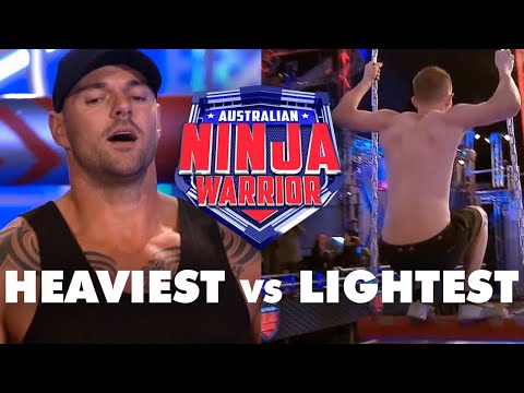 Heavy vs light: Does size matter in Ninja Warrior? | Australian Ninja Warrior 2019