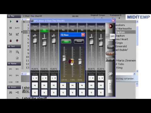 MIDITEMP MP-S MultiPerformer Software