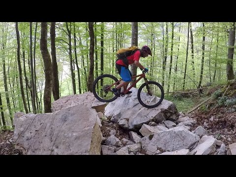 Mountainbike Fahrtechnik am Trail, Spitzkehren, Stufen und mehr